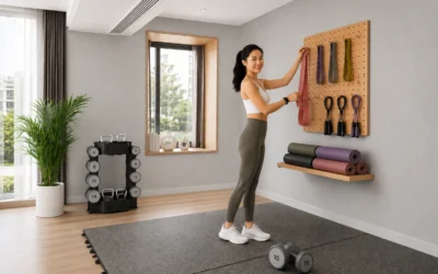 How to Design a Home Gym on a Budget: Vertical Storage Solutions