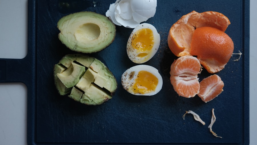 Prepared protein foods including roasted chicken, eggs, and salmon portioned for meal prep
