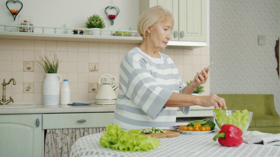 Woman writing in notebook while planning meals and tracking calories for weight loss